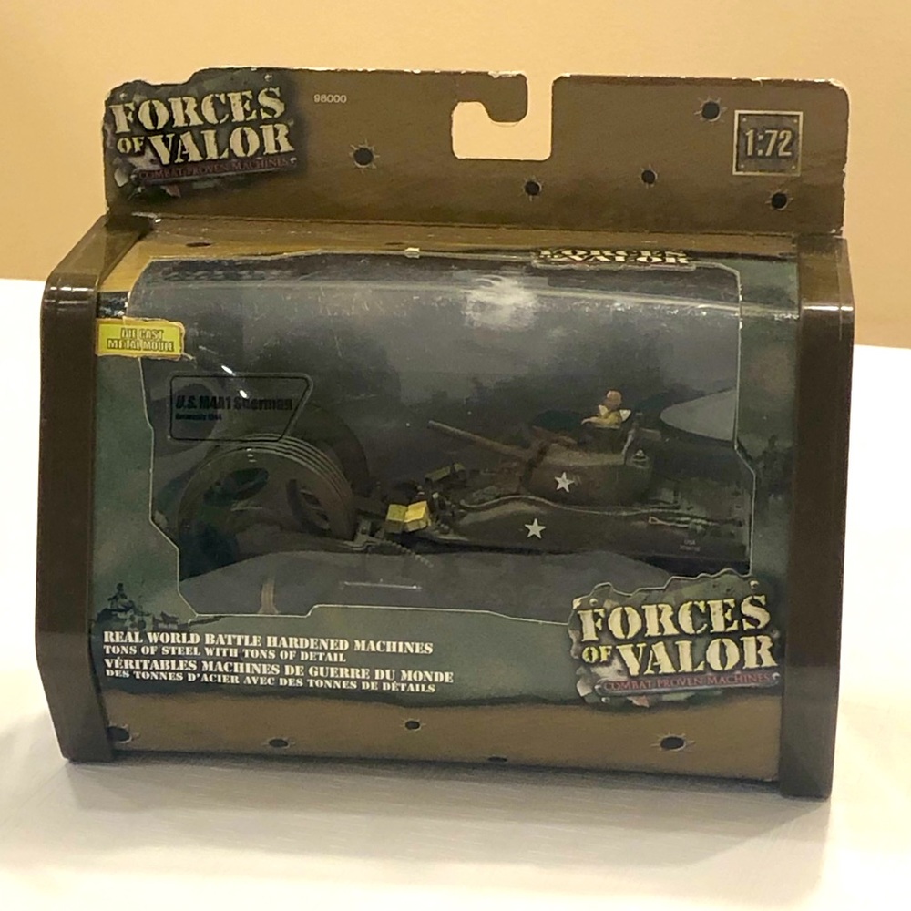 Forces of Valor U.S. M4A1 Normandy 1944 1:72 war tank Die Cast
